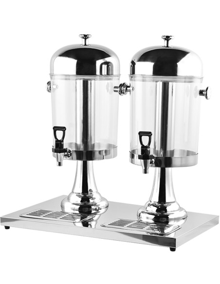 Commercial Juice Dispenser 2x8 litres | Stalwart DA-VICJDQ16