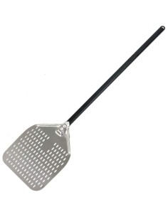 Pizza Peel 12'' square Perforated Metal handle Length 140cm | Stalwart DA-SPP14012S