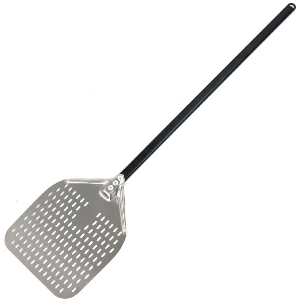 Pizza Peel 12'' square Perforated Metal handle Length 140cm | Stalwart DA-SPP14012S