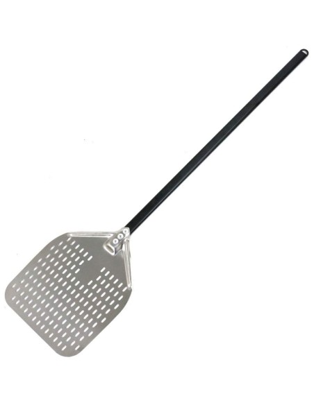 Pizza Peel 12'' square Perforated Metal handle Length 140cm | Stalwart DA-SPP14012S