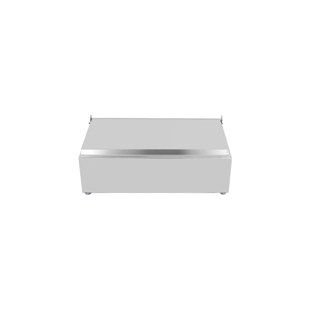 Commercial Condiment Holder with lid including 3xGN1/4-100mm containers Stainless steel | Stalwart DA-CHE03AFL