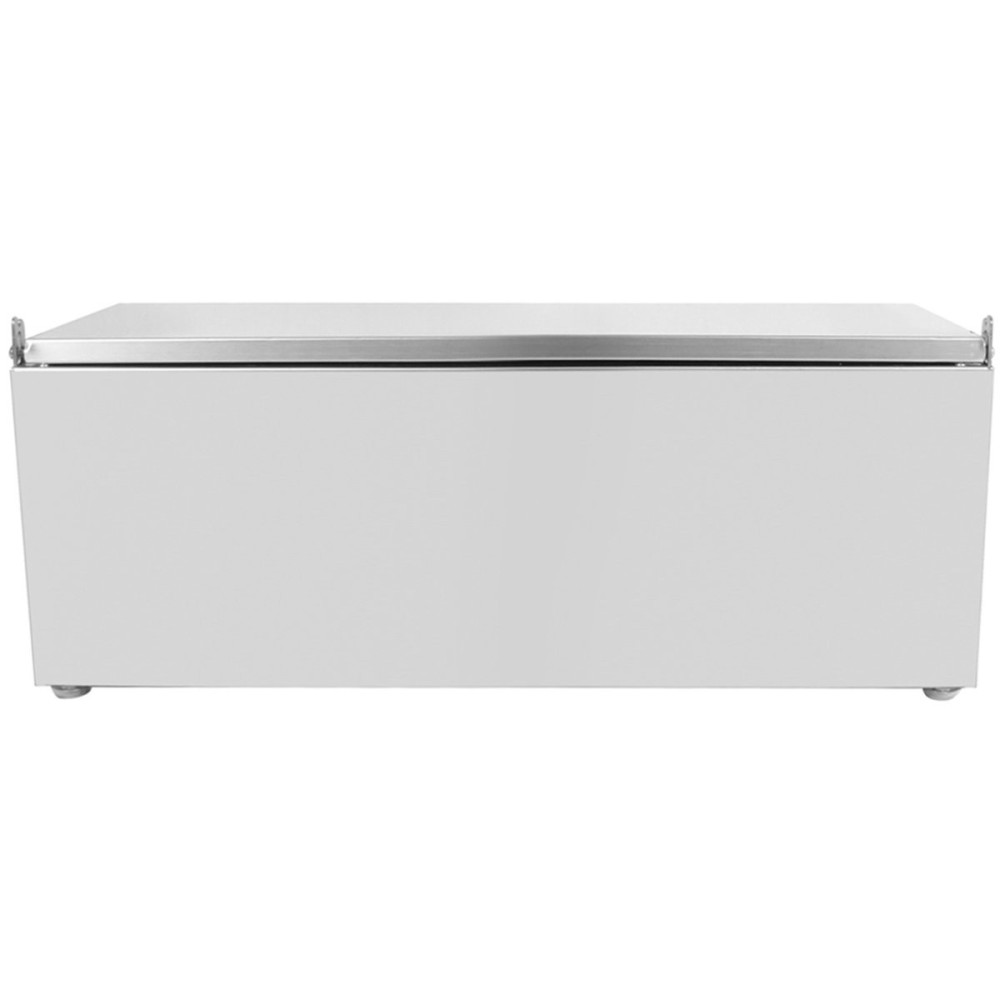 Commercial Condiment Holder with lid including 3xGN1/4-100mm containers Stainless steel | Stalwart DA-CHE03AFL