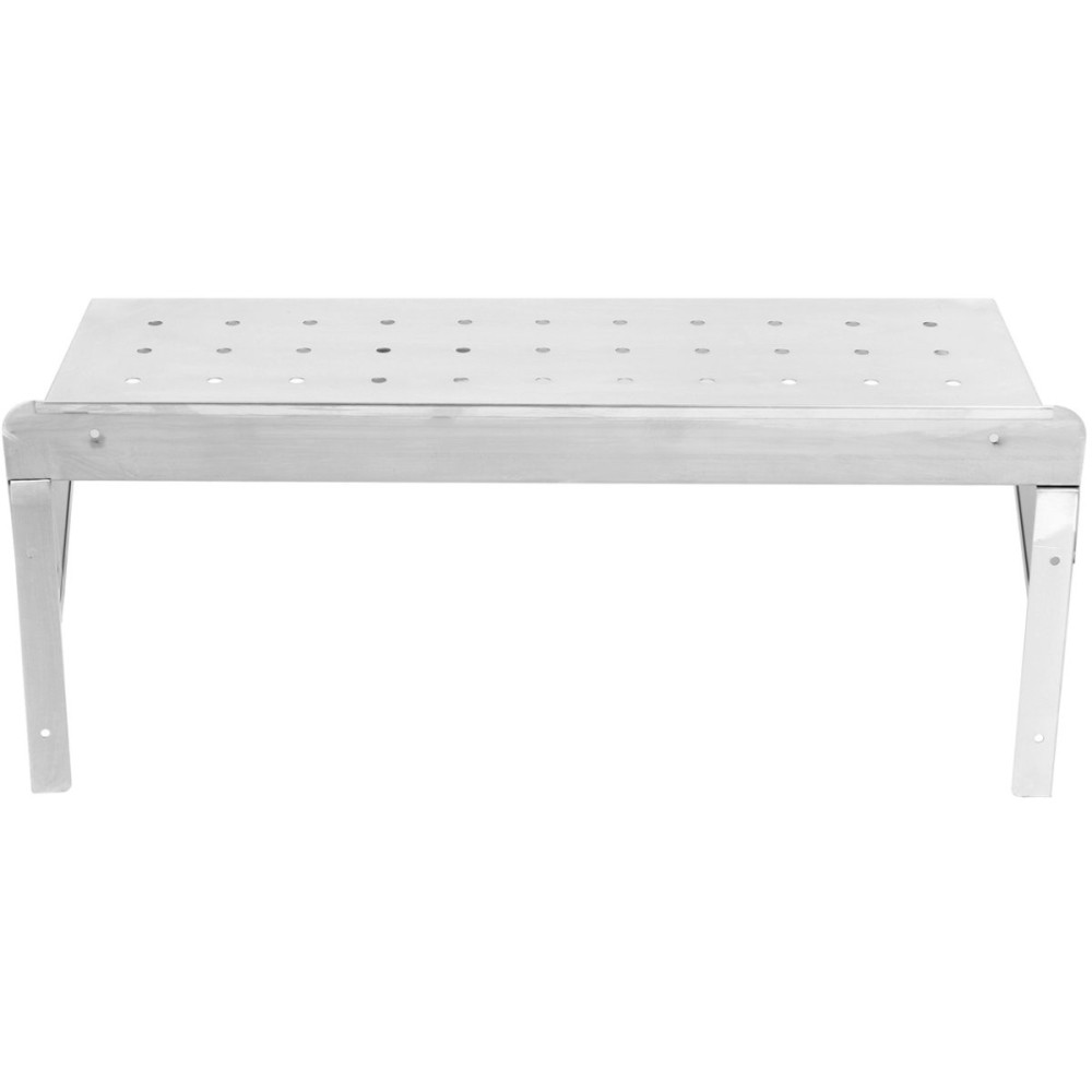Wall Shelf Perforated 1 tier Stainless steel 1500x400x254mm | Stalwart DA-WSW40150P