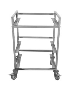 Dough Box/Services Container Cart for 60x40cm Dough Boxes | Stalwart DA-DBD6040