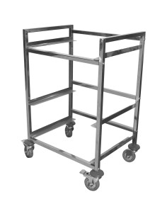 Dough Box/Services Container Cart for 60x40cm Dough Boxes | Stalwart DA-DBD6040 2