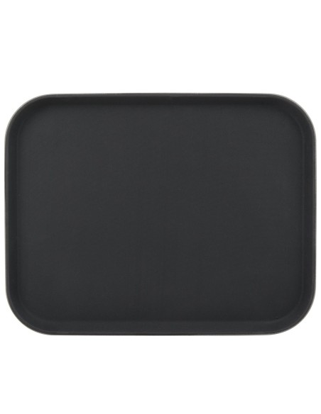 Serving Tray Polypropylene Rectangular 450x350mm Black | Stalwart DA-TF0002