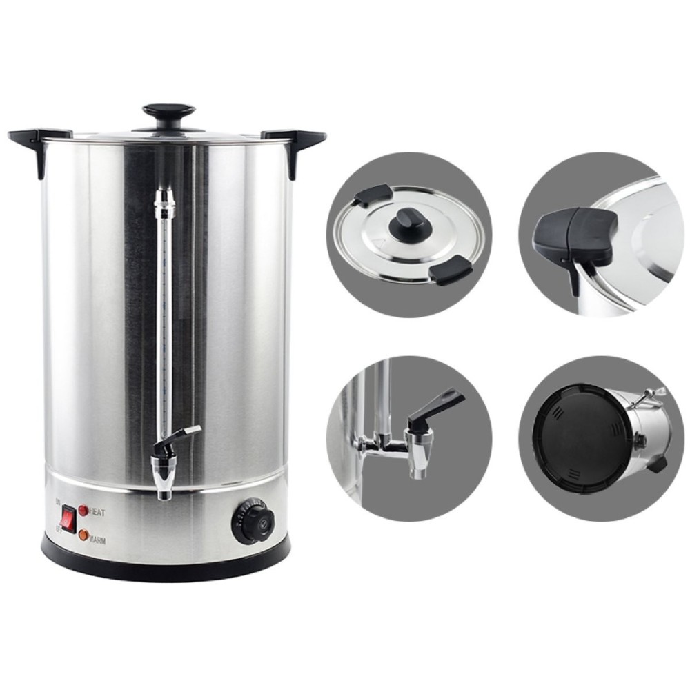 Commercial Water Boiler Double wall 26 litres Stainless steel | Stalwart DA-VICWBW45