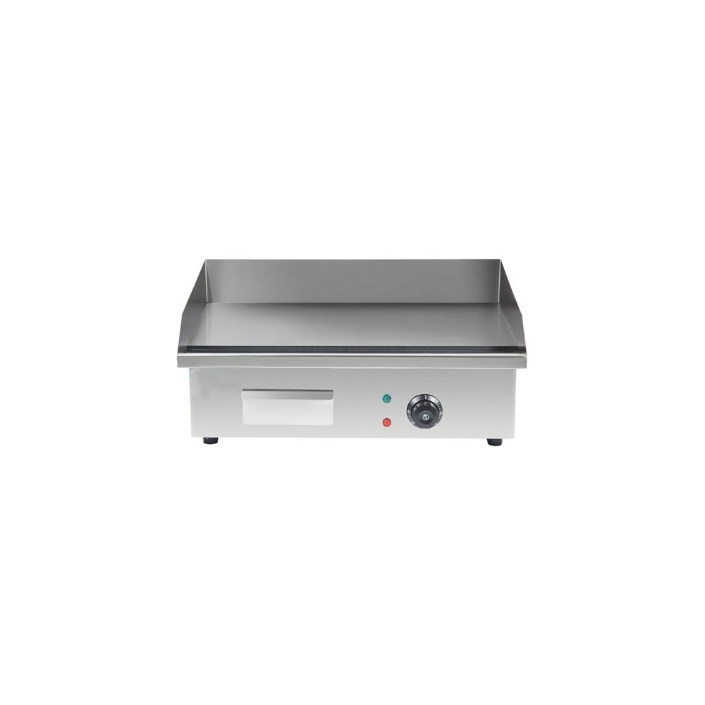 Commercial Griddle Smooth 550x430x240mm 3kW Electric | Stalwart DA-HEG818
