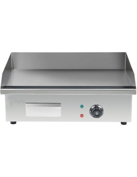 Commercial Griddle Smooth 550x430x240mm 3kW Electric | Stalwart DA-HEG818