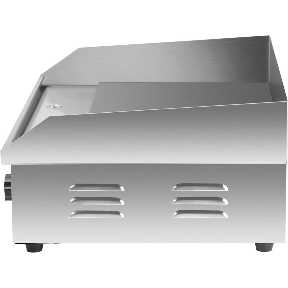 Commercial Griddle Smooth 550x430x240mm 3kW Electric | Stalwart DA-HEG818