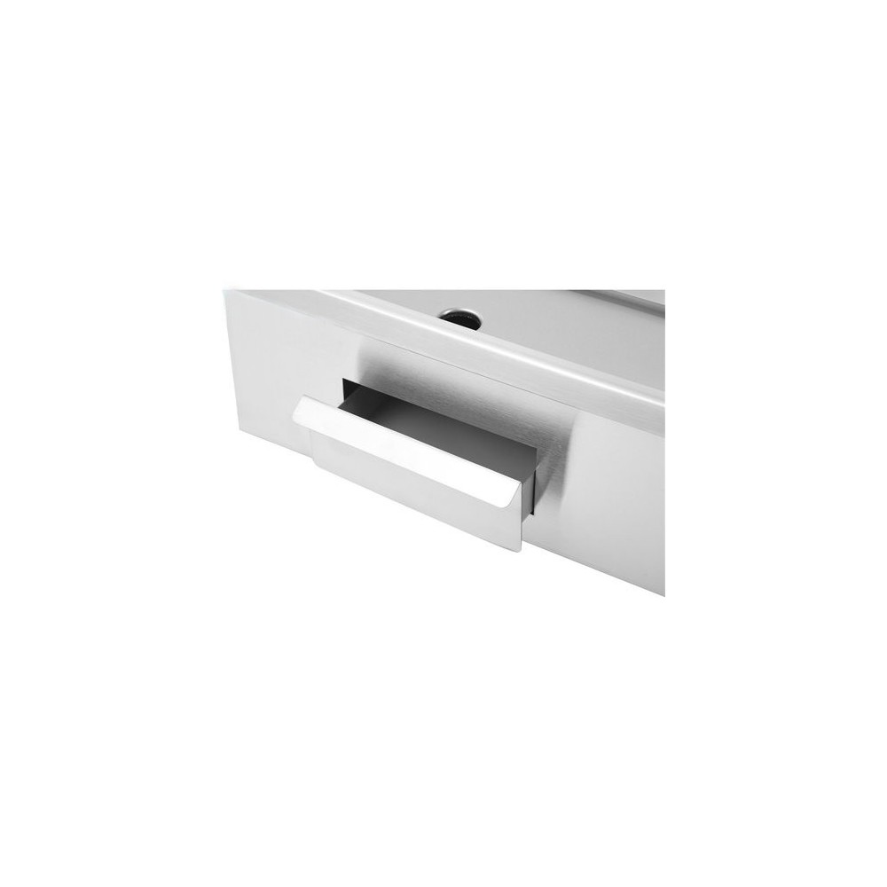 Commercial Griddle Smooth 550x430x240mm 3kW Electric | Stalwart DA-HEG818