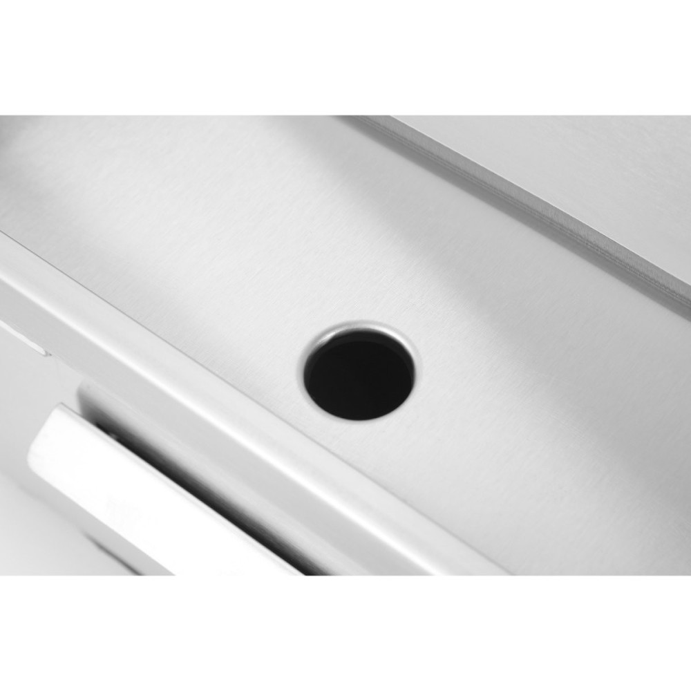 Commercial Griddle Smooth 550x430x240mm 3kW Electric | Stalwart DA-HEG818