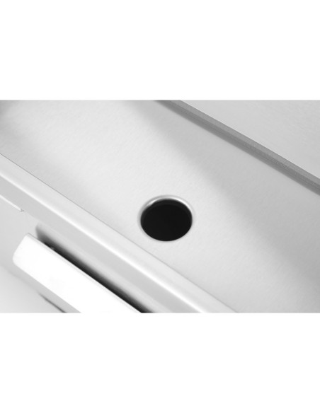Commercial Griddle Smooth 550x430x240mm 3kW Electric | Stalwart DA-HEG818