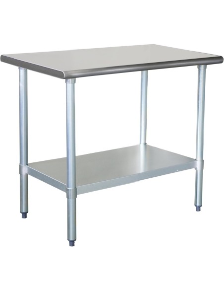 Commercial Stainless Steel Work Table Bottom shelf 700x600x900mm | Stalwart DA-WT6070G