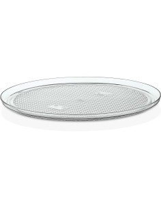 Polycarbonate Tray Round Ø290mm Depth 20mm Clear | Stalwart DA-GFT15