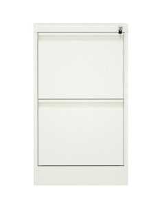 Professional Filing Cabinet 2 drawer 460x620x720mm White | Stalwart DA-MXDC1WHITE 2