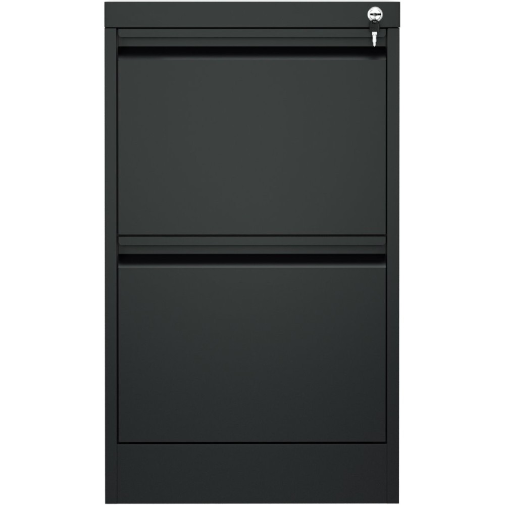 Professional Filing Cabinet 2 drawer 460x620x720mm Black | Stalwart DA-MXDC1BLACK