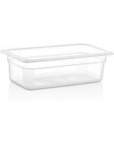 Polypropylene Gastronorm Pan GN1/3 Depth 100mm Clear 3 litres | Stalwart DA-GNPP13100