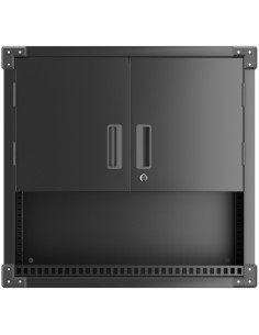 Professional Wall Cabinet 2 Doors Open Lower Shelf 800x300x770mm | Stalwart DA-SART226