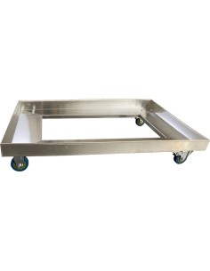 Stainless Steel Cart for 660x460mm Dough Box | Stalwart DA-DBC6646 2