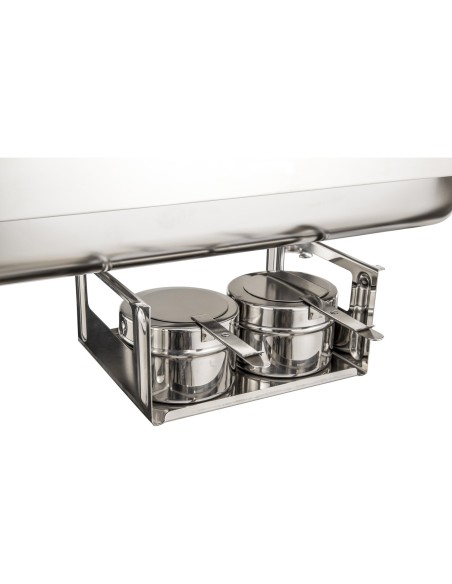 Hydraulic Chafing dish GN1/1 Stainless steel 9 litres | Stalwart DA-DTC1113