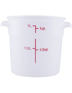 Food Storage Container 1 Litre Translucent Polypropylene | DA-RSC1