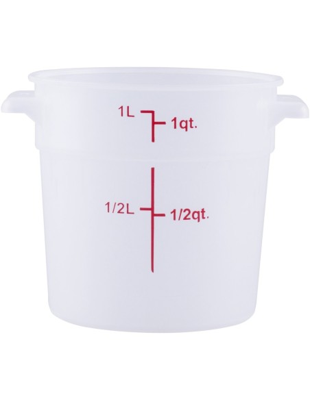 Food Storage Container 1 Litre Translucent Polypropylene | DA-RSC1