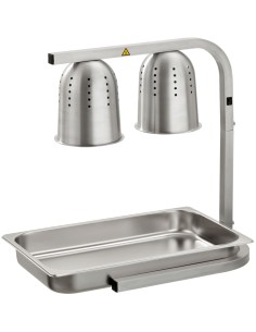 Commercial Food Warmer 2 heating lamps GN1/1 | DA-WL550