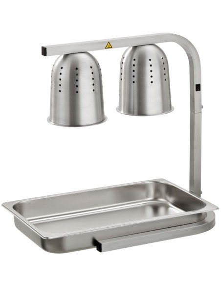 Commercial Food Warmer 2 heating lamps GN1/1 | DA-WL550