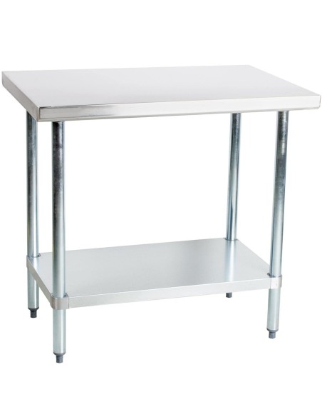 Commercial Work table Stainless steel Bottom shelf 750x600x900mm | DA-WTG600X750