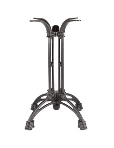 Black Decorative Table base Standard height Powder Coated Black | Stalwart DA-GS60230