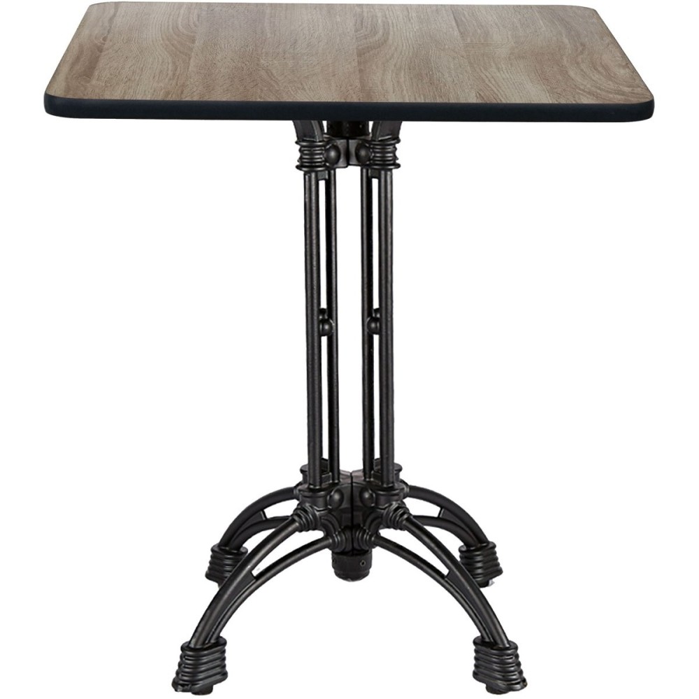 Black Decorative Table base Standard height Powder Coated Black | Stalwart DA-GS60230