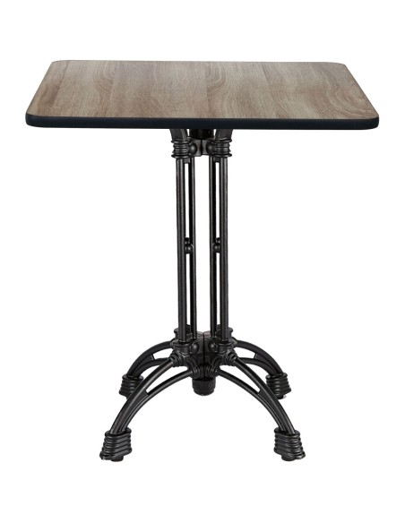 Black Decorative Table base Standard height Powder Coated Black | Stalwart DA-GS60230
