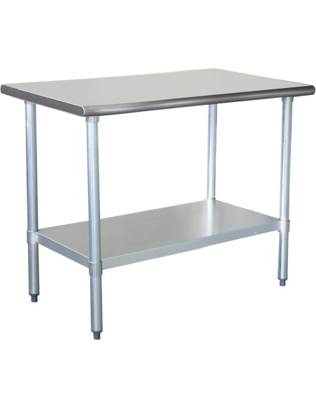Commercial Stainless Steel Work Table Bottom shelf 900x600x900mm | Stalwart DA-WT6090G