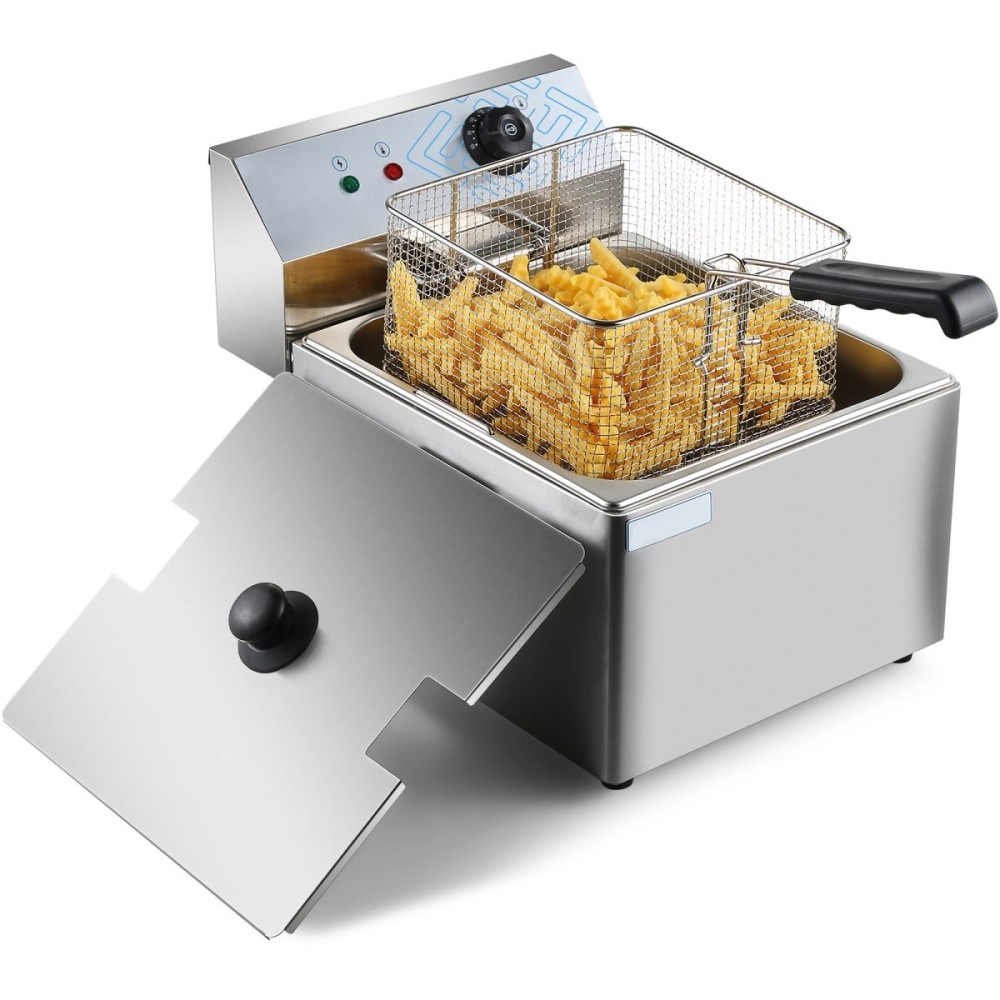 Commercial Fryer Electric 11 litre 3.5kW Countertop | Stalwart DA-HEF11L