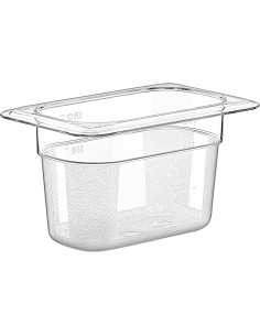 Polycarbonate Gastronorm Pan GN1/9 Depth 100mm | Stalwart DA-GNP19100