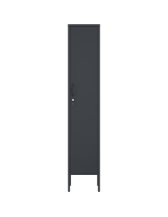 Professional Metal Storage Cabinet 1 Door 350x460x1830mm 3 adjustable shelves Black | Stalwart DA-MXHSC003BLACK 2