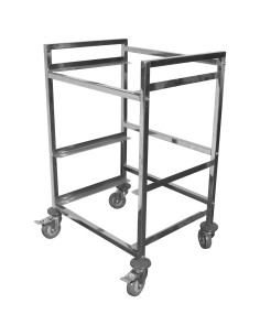 Dough Box/Services Container Cart for 66x46cm Dough Boxes | Stalwart DA-DBD6646 2
