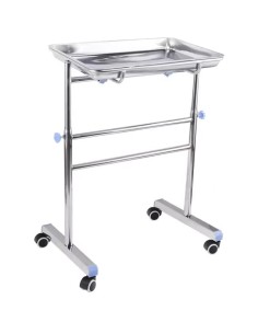 Stainless Steel Tray Shelf Double Leg | Stalwart DA-WHTSD
