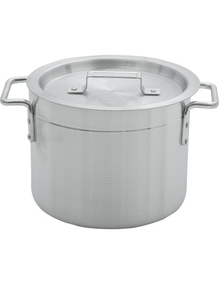 Professional Stock Pot with Lid Aluminium 56 litres | Stalwart DA-ALSTP60