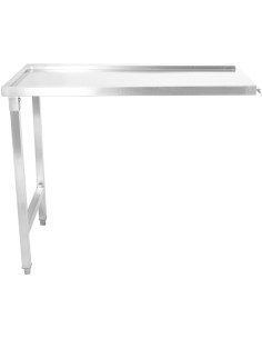 Unloading table Left side 1100x650x850mm No bottom shelf No splashback Stainless steel | Stalwart DA- SWT11065R 2
