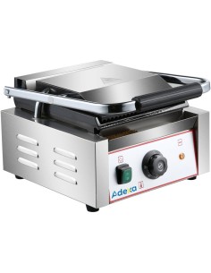 Heavy Duty Panini Contact grill Ribbed 1.8kW | Stalwart DA-HEG811 2