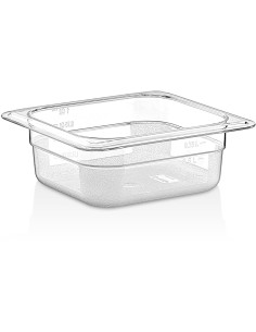 Polycarbonate Gastronorm Pan GN1/6 Depth 65mm Clear | DA-P8162