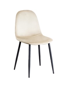 Velvet Dining Chair Beige (Pack of 4) | Stalwart DA-WW088BEIGE
