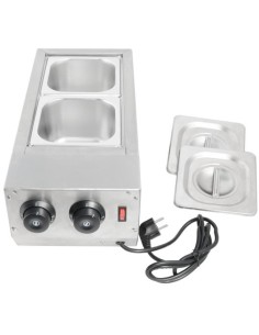 Commercial Chocolate Melter Double Pan 1.0kW | Stalwart DA-HW22