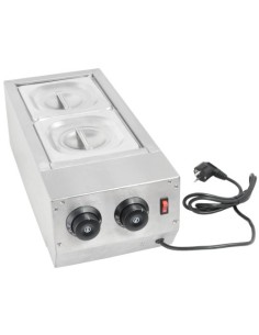 Commercial Chocolate Melter Double Pan 1.0kW | Stalwart DA-HW22 2