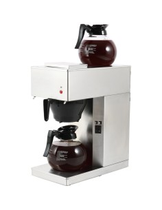Commercial Filter Coffee maker Manual fill 1 glass jug 2 hotplates | DA-RB286W