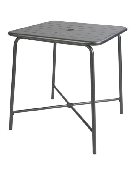 Bistro Table Steel Gun Metal 710x710mm Indoors | DA-GSHW1046GM