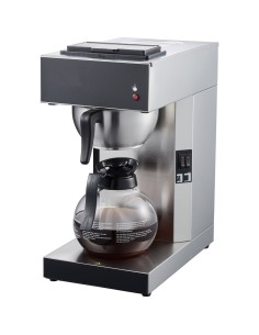 Commercial Filter Coffee Maker Manual Fill 1 Glass Jug 2 Hotplates | Stalwart DA-RB286 2