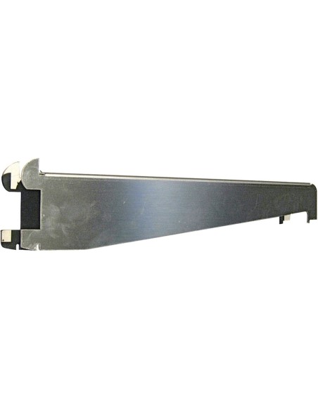 Wall shelf 2 levels 2000x400mm Stainless steel | Stalwart THWBS2R184